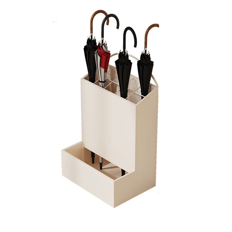 Freestanding Umbrella Stand, Beige