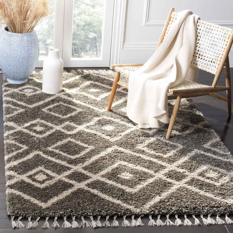 Tapis à motif géométrique Imraan Performance, Rectangle 4 pi x 6 pi