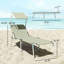 Chaise de bronzage pliante pour patio