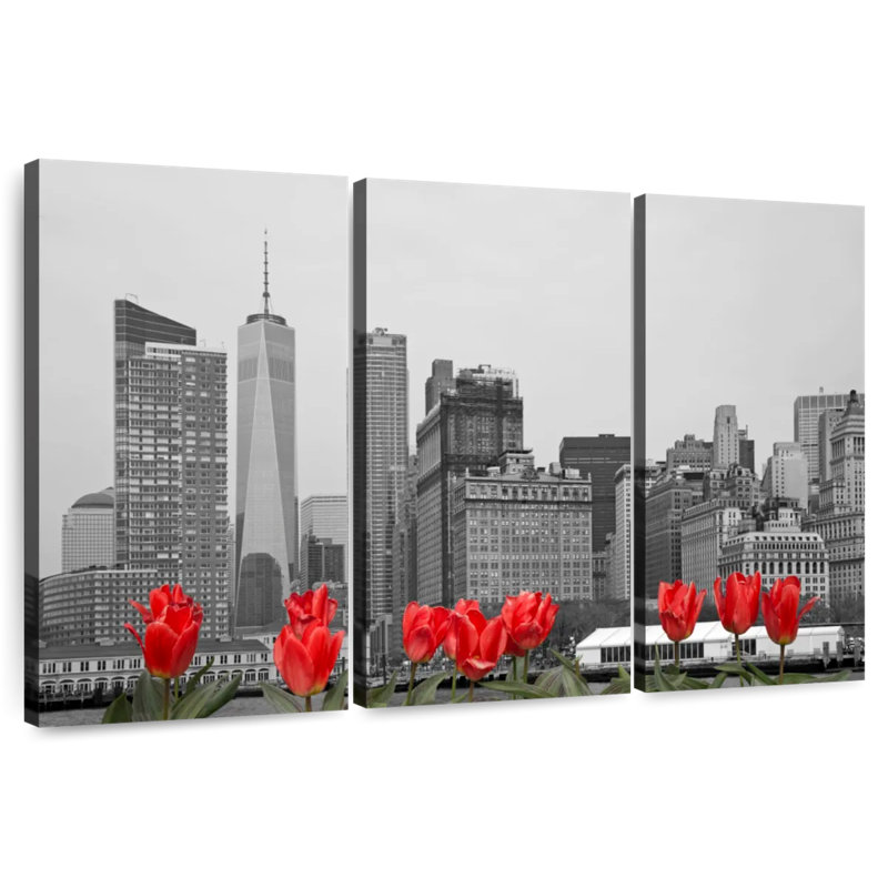 Kavia NYC Tulips Pop, 42" H x 65" W