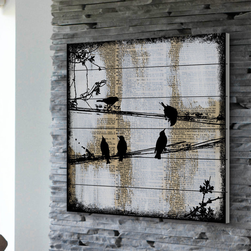 « word keepers » par vicki butler, reproduction d’art sur bois blanc, H 40 po x l 40 po x P 1,5 po