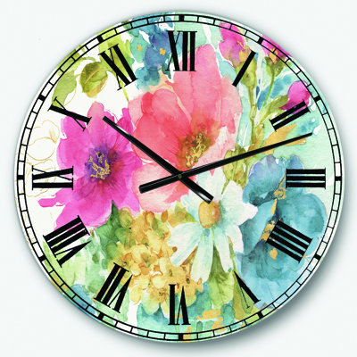 My French Garden - Traditional wall clock