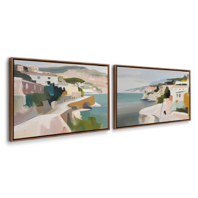 Ensemble de 2 estampes Cliffside Coastal Path