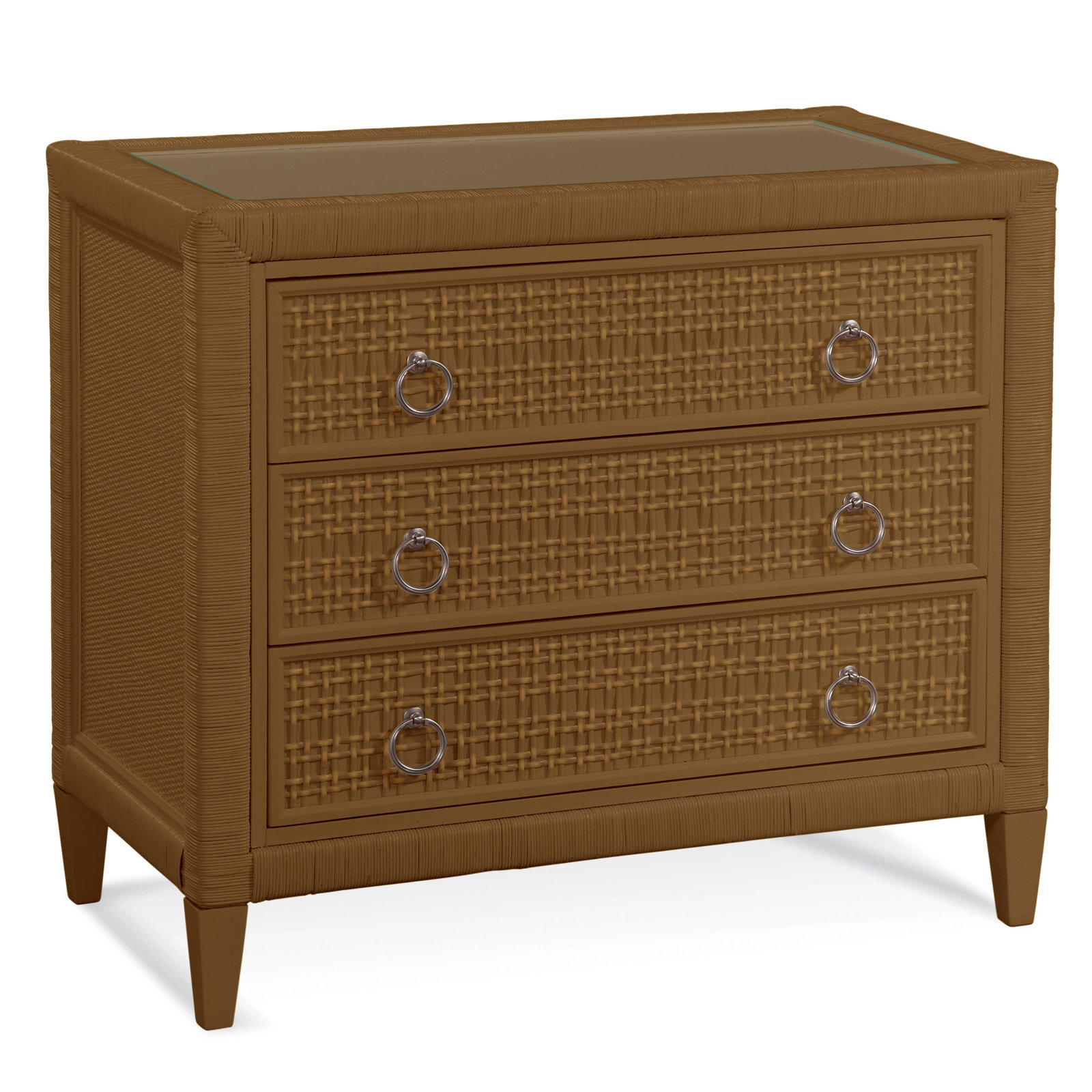 Monterey 36" Dresser, Havana, Yes, Satin Nickel