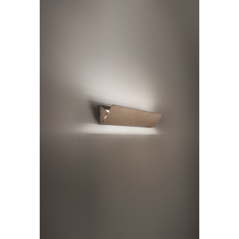 Aluminium LED Flush Mounted Sconce, Bronze
