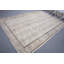 Tapis vintage en laine de style turc vintage Oushak beige idéal pour les salons et les décors antiques
