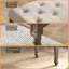 Nesika 87cm Wide Solid Colour Standard Ottoman