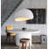 Jimyah 1- Light White Polyesters Unique/Statement Modern Pendant
