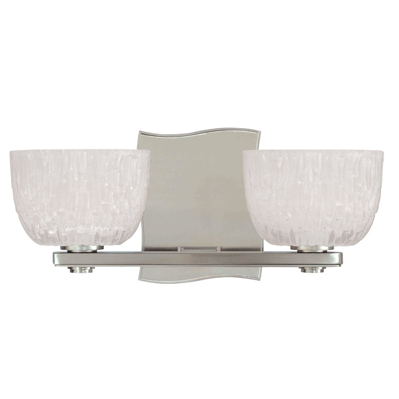 Cove Neck 2 - Light Bath Bar, Satin Nickel