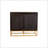 Denali Black Walnut And Gold 2-Door Accent Cabinet