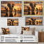 «Elephant Shadows Of Serenity II», art mural sur toile-91658336-109681609