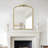 Kiany Metal Arched Mirror Vintage Mirror with Ornate Frame-668868099-658924789