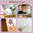 Nadeem Round Modern LED Lighted Rechargeable Magnifying Portable Travel Vanity Makeup Mirror-1279822033