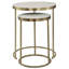 Tables gigognes blanches Ruvi