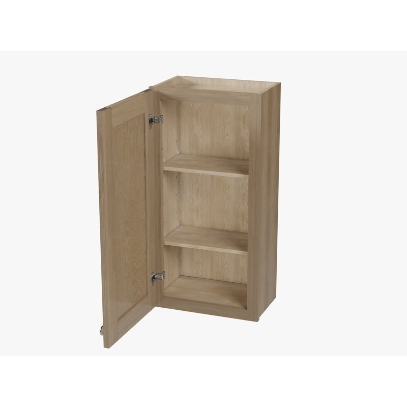 Disar 15" Bathroom Wall Cabinet Left, Satin