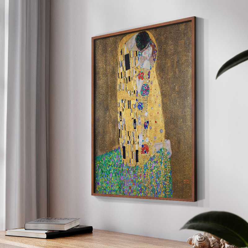 «Gustav Klimt II» sur, Noyer, H 14 po x l 11 po