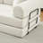 78.5" Convertible Couch Bed with 2 Pillows