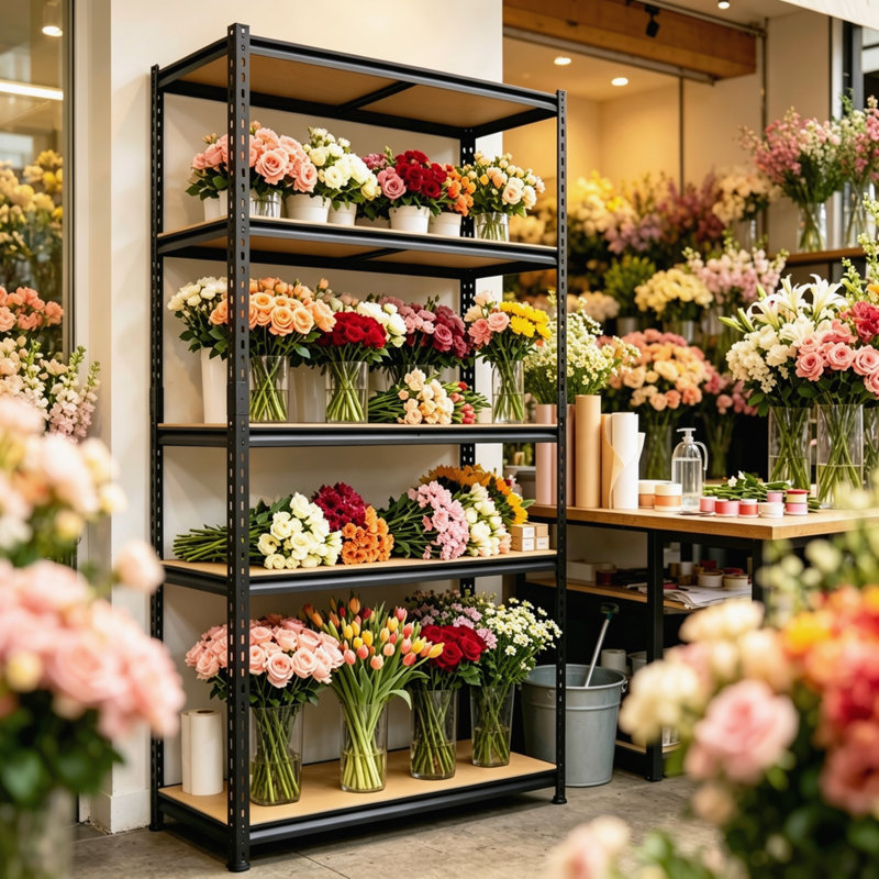 Bibliothèque à 5 niveaux Modern Modern