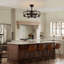 Copper 24.8" Classic Black Caged Farmhouse Ceiling Fan With Light Kit and Remote Control -1734149795