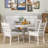 Amarion 4 - Person Extendable Solid Wood Top Pedestal Dining Set-351754321