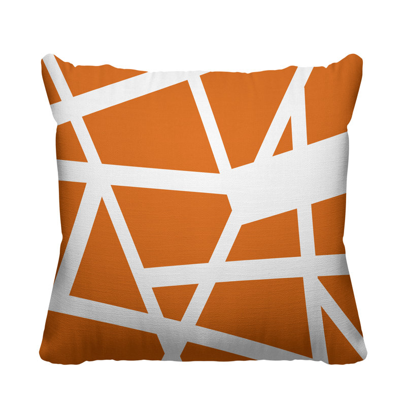 Coussin Townsend, Orange, L 15 po x H 15 po