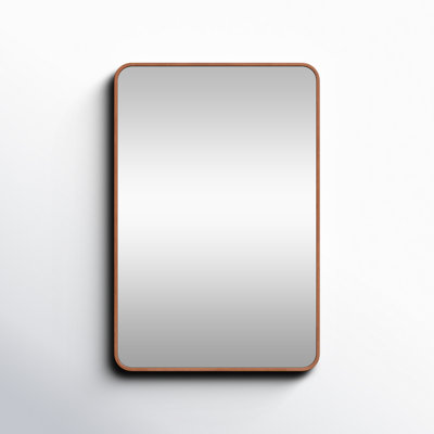 Strophe Solid Wood Rectangle Mirror