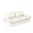 Velours beige / blanc
