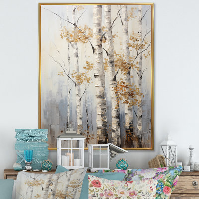 «Silver Tree Birchs Breath» sur toile