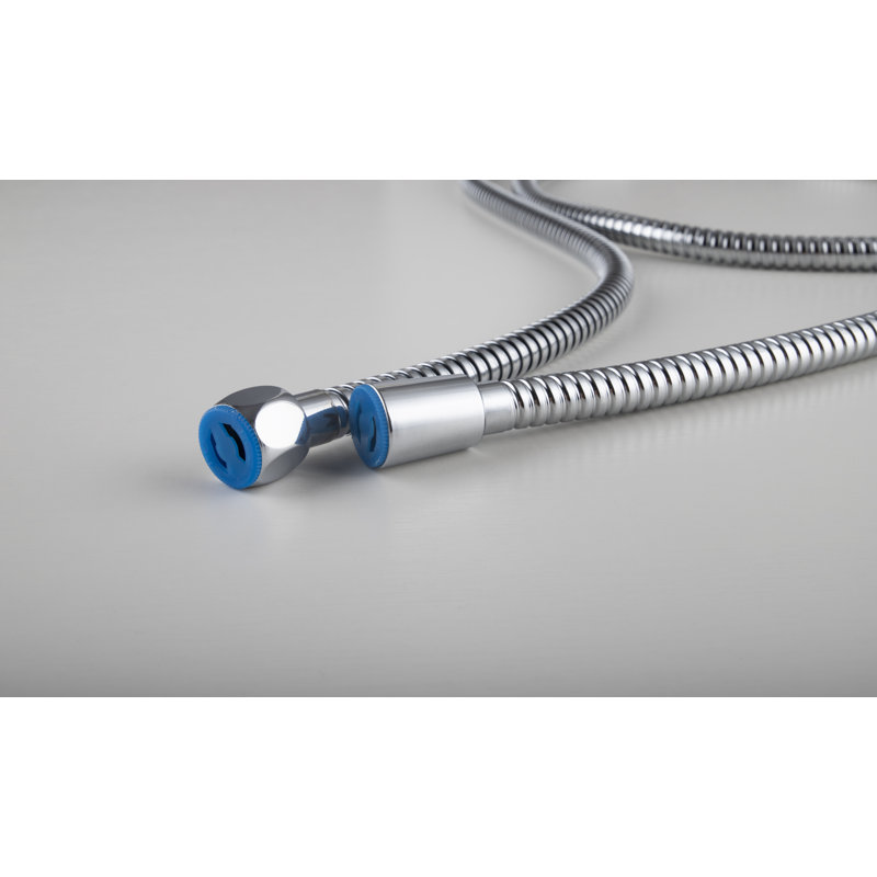 Tuyau de douche extra long et flexible Ana Bath avec 2 écrous en laiton anti-torsion, H 96 po x l 8 po. X P 0,8 po