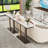 Jermani 46.4'' Stone Top Console Table-1983777381