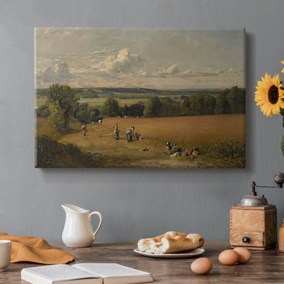 A Wheatfield-John Constable-Gallery, toile tendue-1816