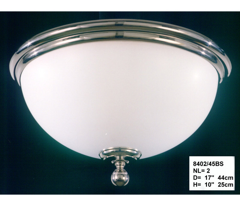 Gilleasbuig Flush Mount, Polished Chrome Plated