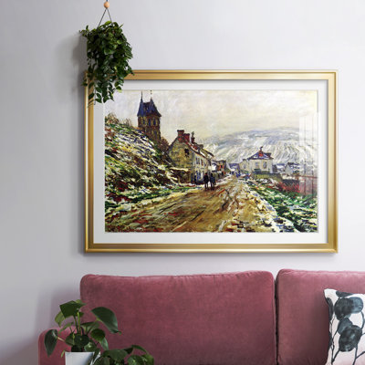 Monet, impression sur papier encadrée