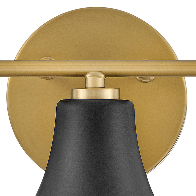 Éclairage pour meuble-lavabo Joss & Main Celica, Noir