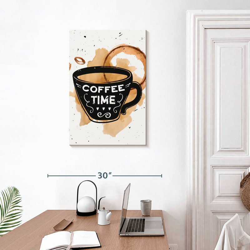 C'est l'heure du café, H 30 po x l 20 po