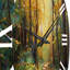Lumière du soleil à travers les arbres en automne Forest Trail I - Horloge murale forêt-93380164