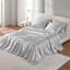 Ensemble de draps 4 pièces luxueux gris clair-117539310-117539308