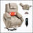 Heavy Duty Power Lift Recliner Chair With 8-Point Vibration Massage, Lumbar Heating, USB And Type-C Ports, And Stainless Steel Cup Holders-530353598