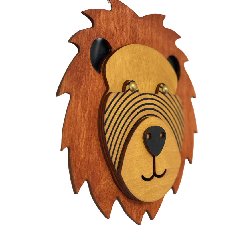 Décoration murale lion 3D