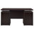 Rochelle Cappuccino 2-Drawer Office Computer Desk-1429781510