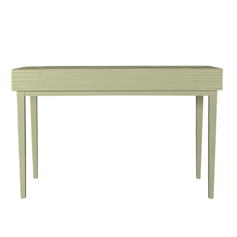 Andros Solid Wood Writing Desk, Celery Green
