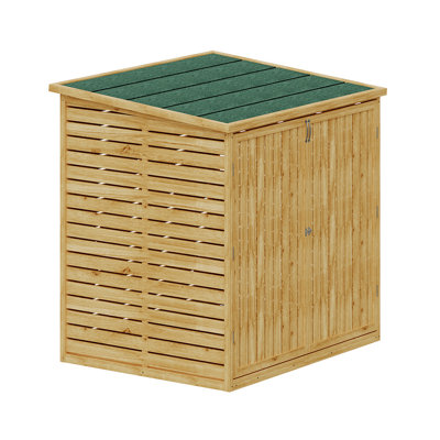 Outdoor Trash Bin Storage Shed