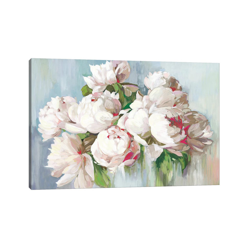 June Flowers by Asia Jensen - Painting on Canvas, 66.04 cm H x 45.72 cm W x 3.175 cm D, No Frame