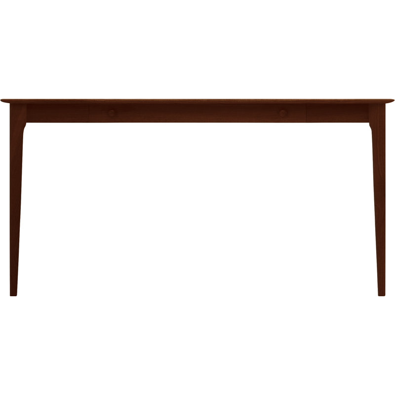 Sarah Solid Wood Computer Desk, Cognac Cherry, Conventional