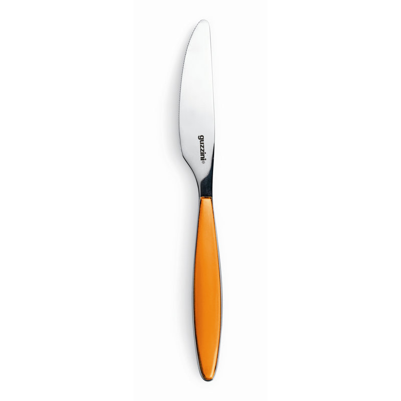 Guzzini Feeling 3.5'' Serrated Utility Knife, Orange