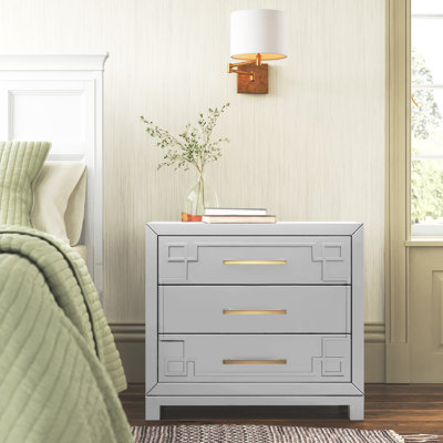 Chamere 3 - Drawer Nightstand by Mercer41