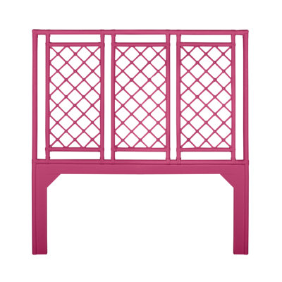 X And Diamond Open-Frame Headboard