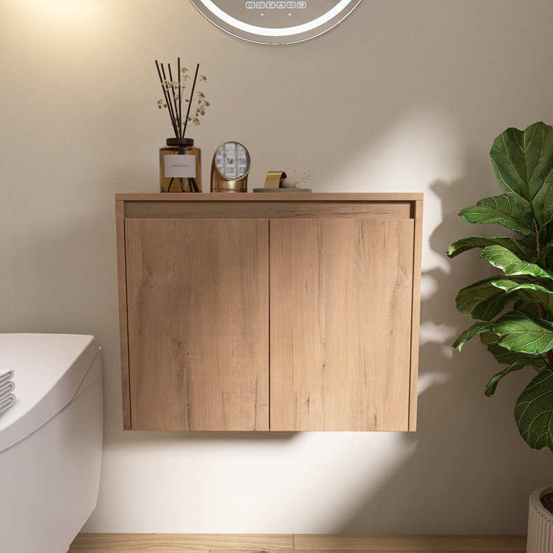 Vowar 24" Wall-Mounted Bathroom Cabinet With 2 Soft-Close Doors,Adjustable Shelf