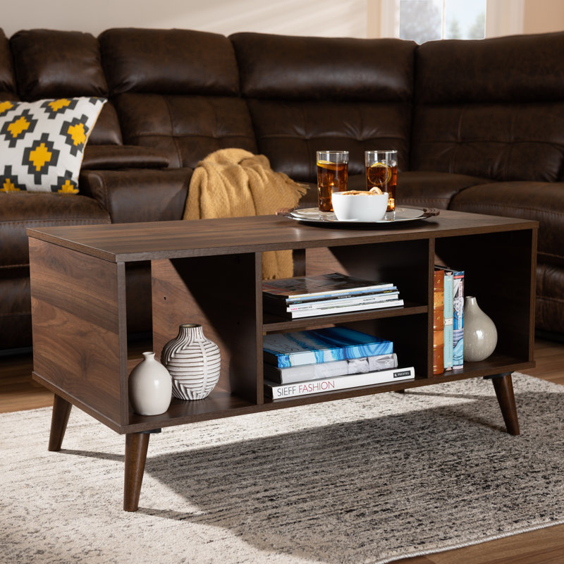 Four Leg Coffee Table with Storage