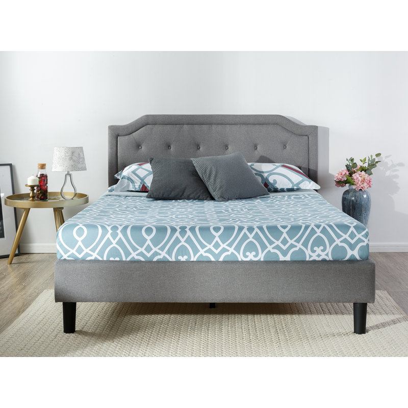 Lit plateforme tapissier Zinus, Double